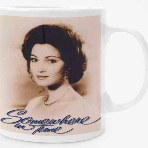 Somewhere in Time Double-Sided Ceramic Coffee Mug - Picture 2 of 4